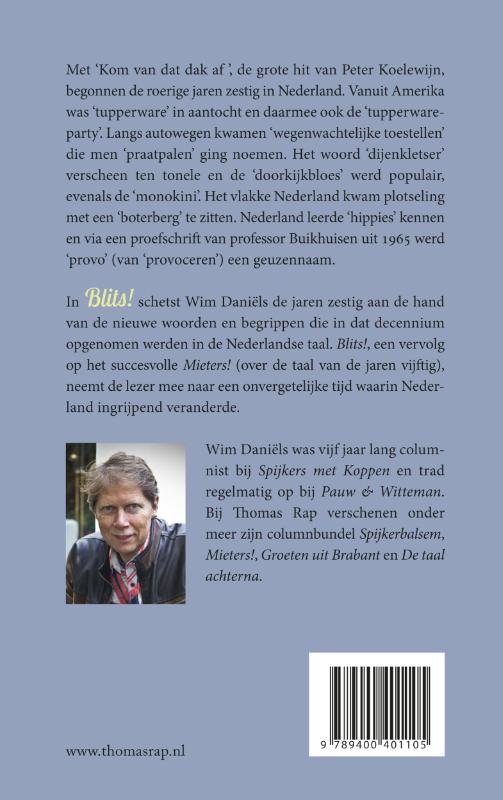 Achterkant van Blits!