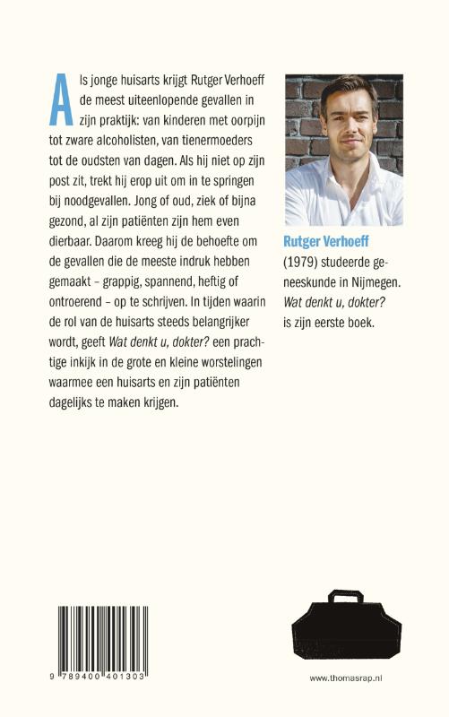 Achterkant van Wat denkt u, dokter?