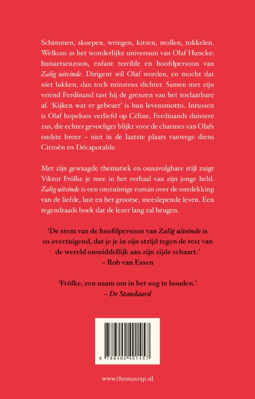 Achterkant van Zalig uiteinde