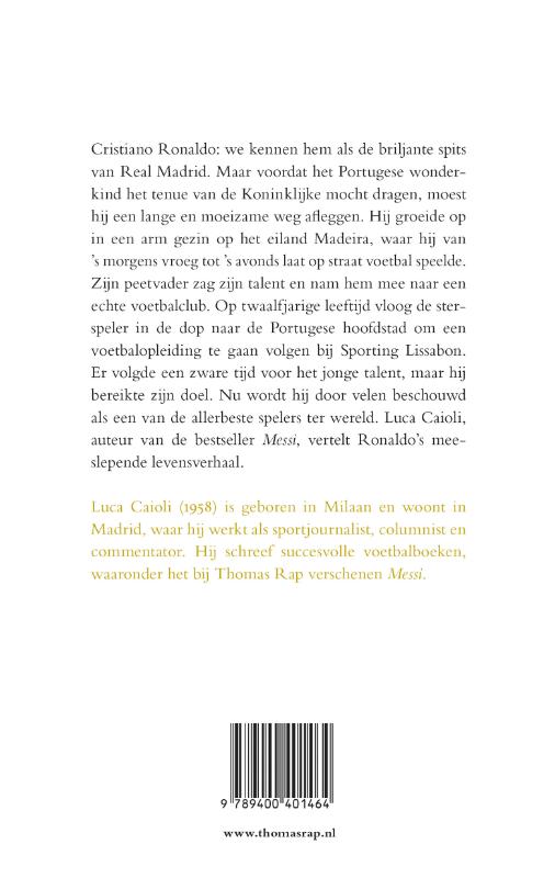 Achterkant van Ronaldo