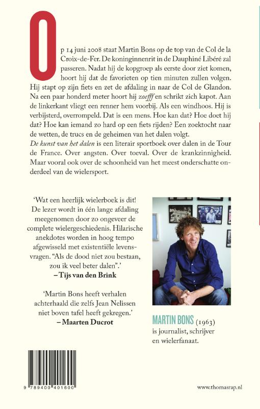 Achterkant van De kunst van het dalen