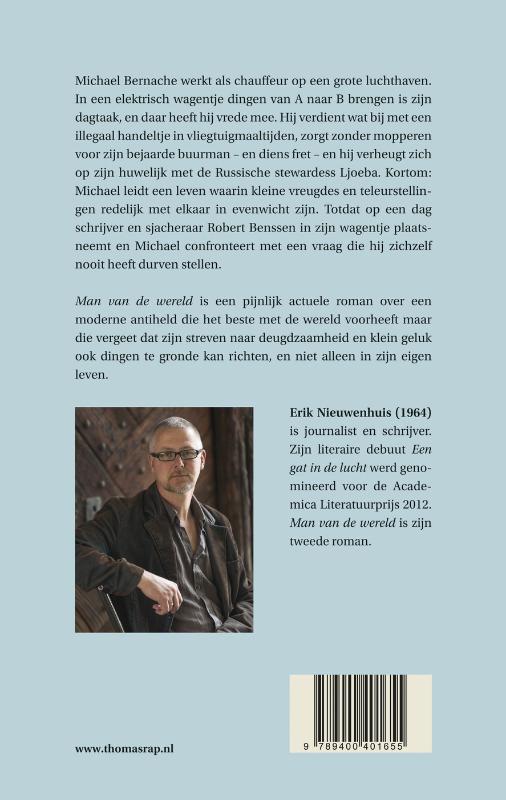 Achterkant van Man van de wereld