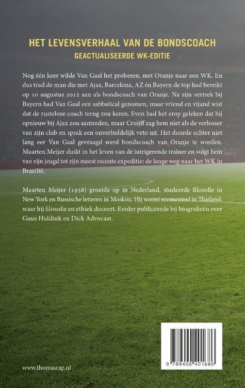 Achterkant van Louis van Gaal