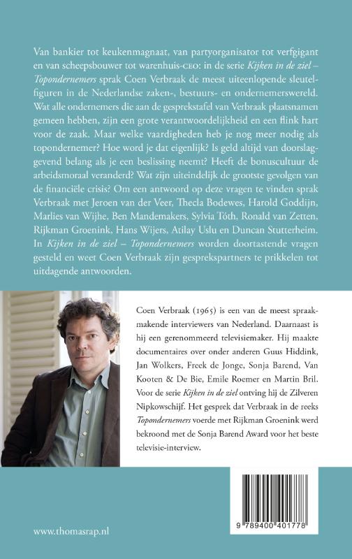 Achterkant van Topondernemers