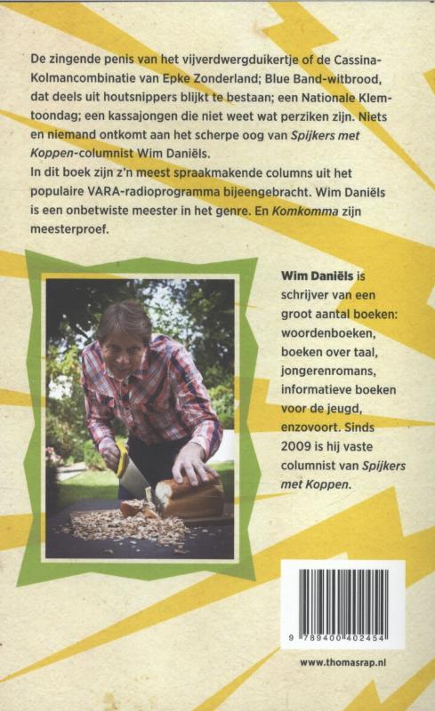 Achterkant van Komkomma