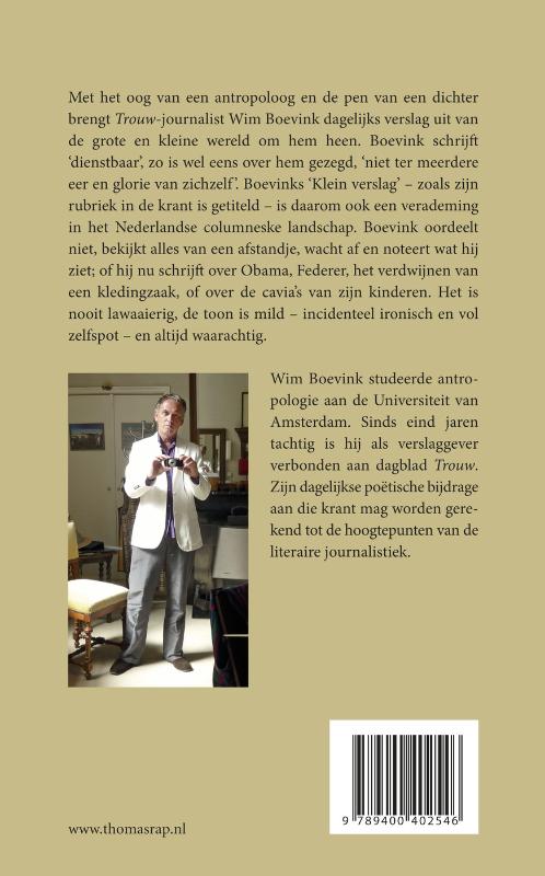 Achterkant van Stille chic