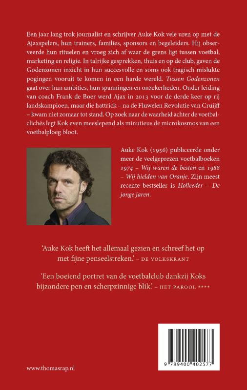 Achterkant van Tussen godenzonen