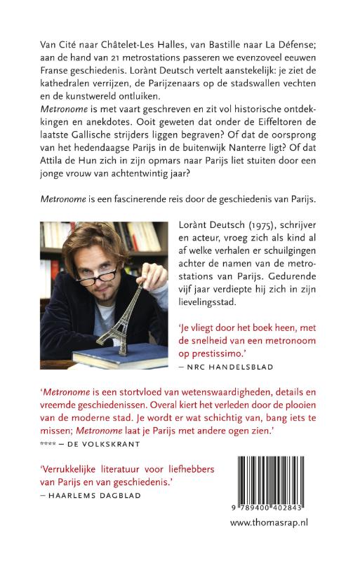 Achterkant van Metronome