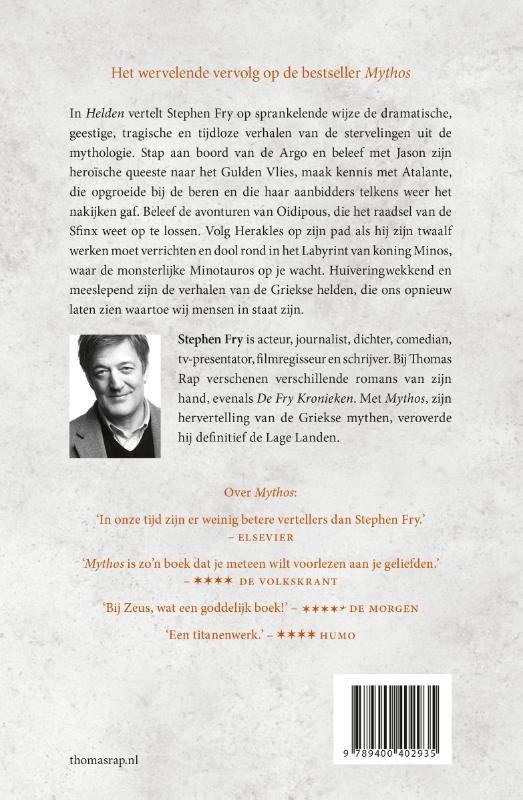 Achterkant van Helden