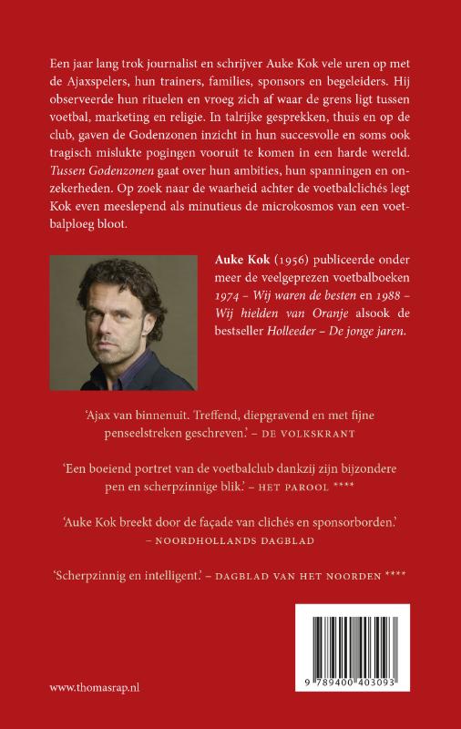 Achterkant van Tussen godenzonen