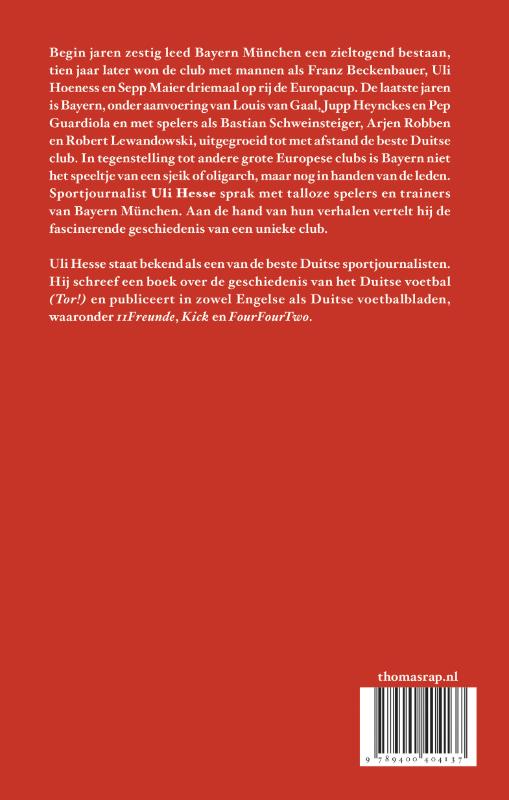 Achterkant van Bayern München