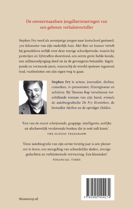Achterkant van Een jongensleven