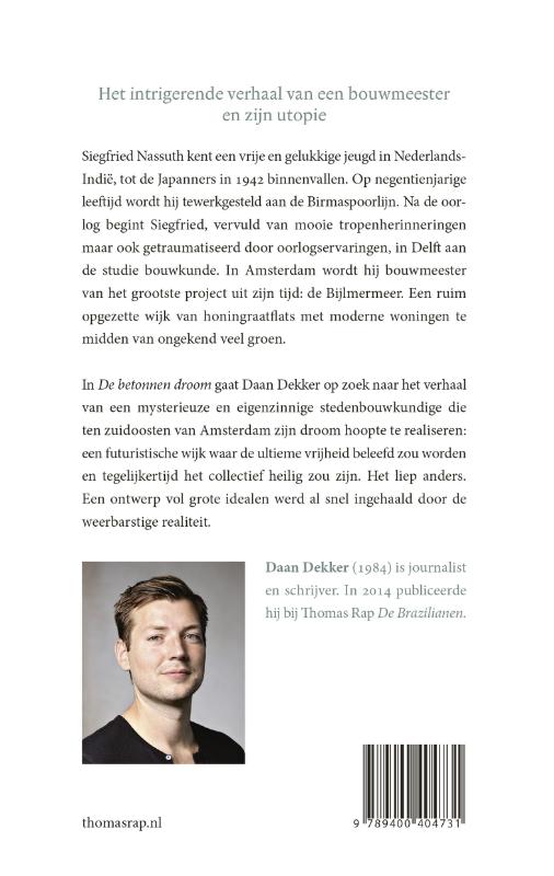Achterkant van De betonnen droom