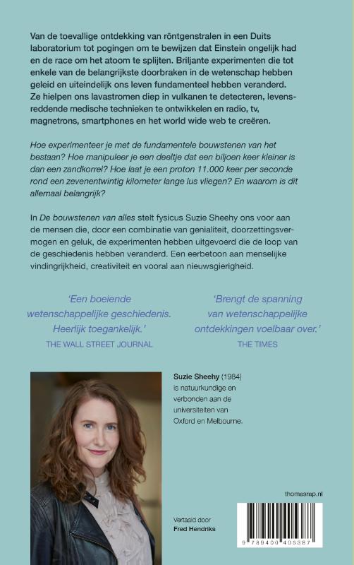 Achterkant van De bouwstenen van alles