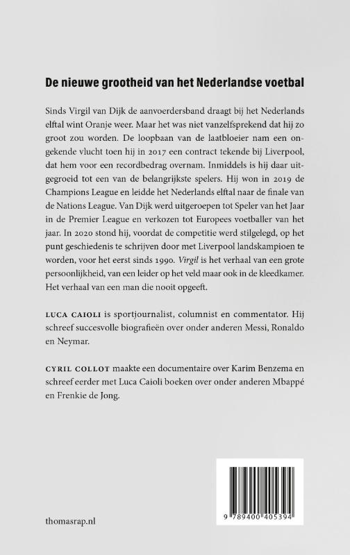 Achterkant van Virgil