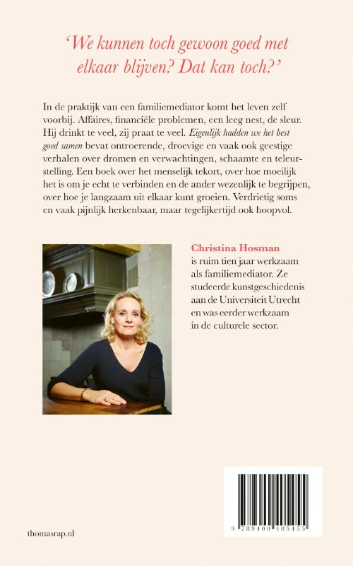 Achterkant van Eigenlijk hadden we het best goed samen