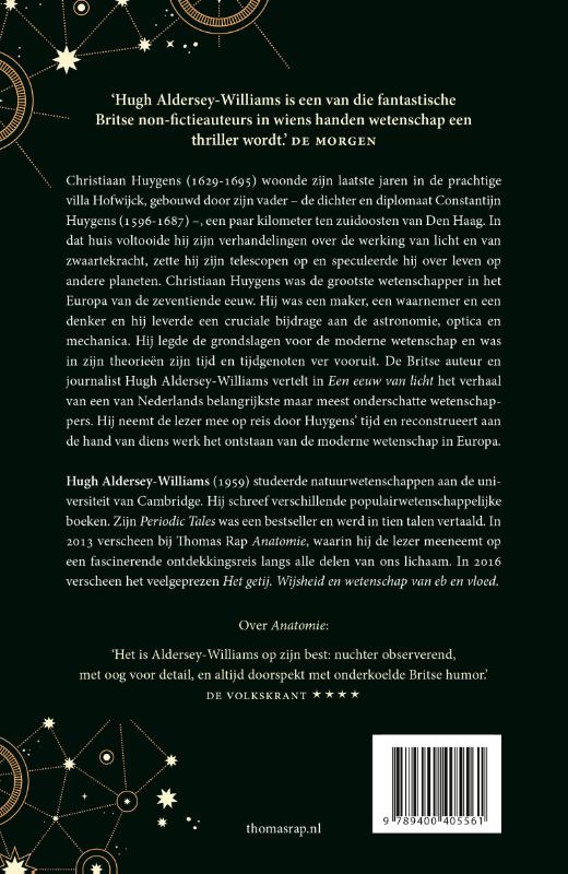 Achterkant van Een eeuw van licht