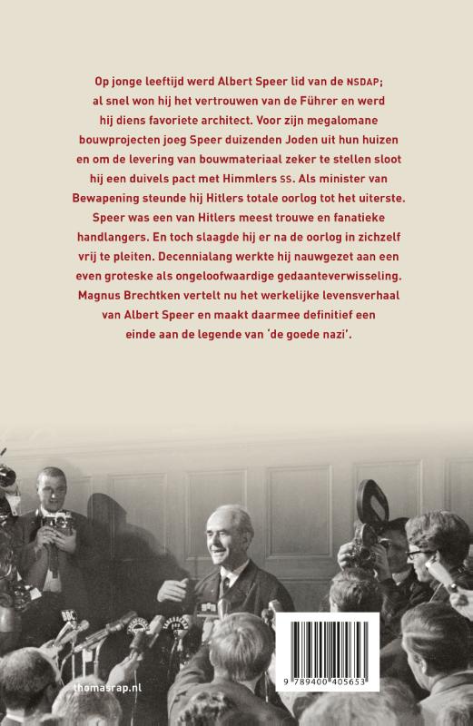 Achterkant van Albert Speer