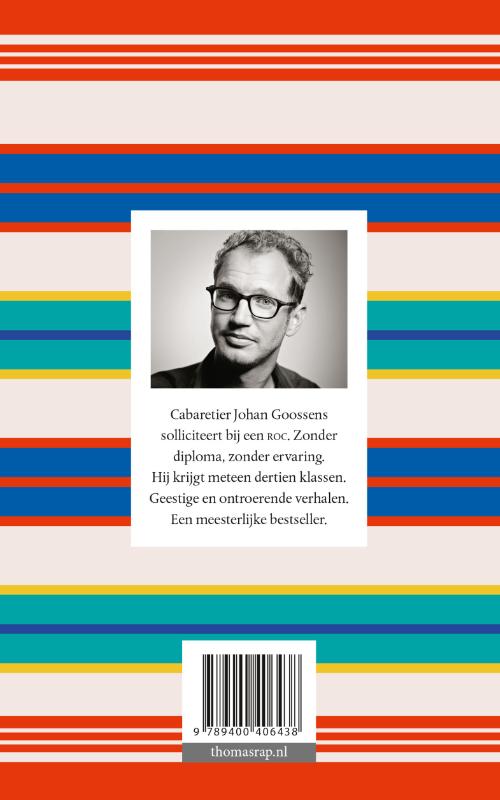 Achterkant van Wie heeft er wél een boek bij zich?