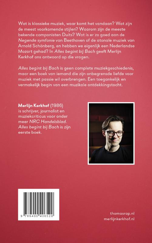 Achterkant van Alles begint bij Bach