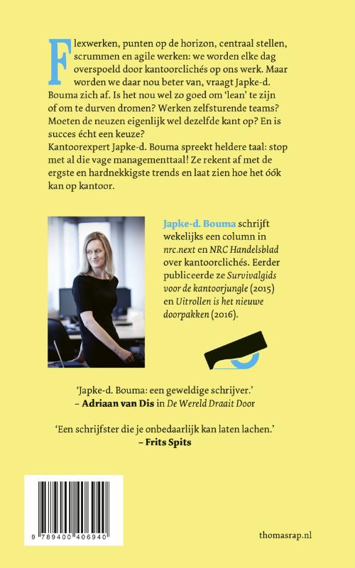 Achterkant van Ga lekker zelf in je kracht staan