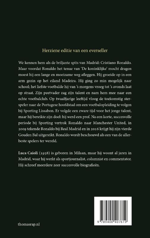 Achterkant van Ronaldo