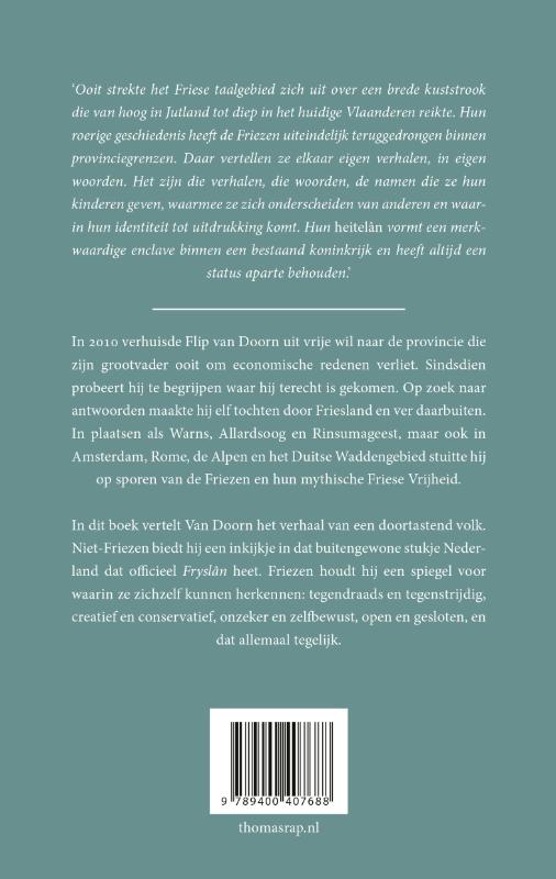 Achterkant van De Friezen
