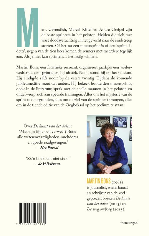 Achterkant van De kunst van het sprinten