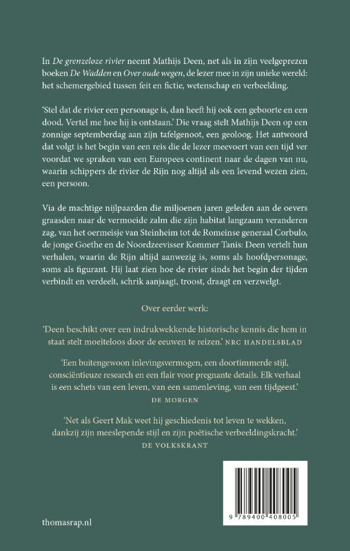 Achterkant van De grenzeloze rivier