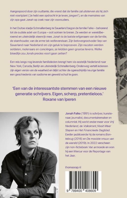 Achterkant van De geschiedenis van mijn sok