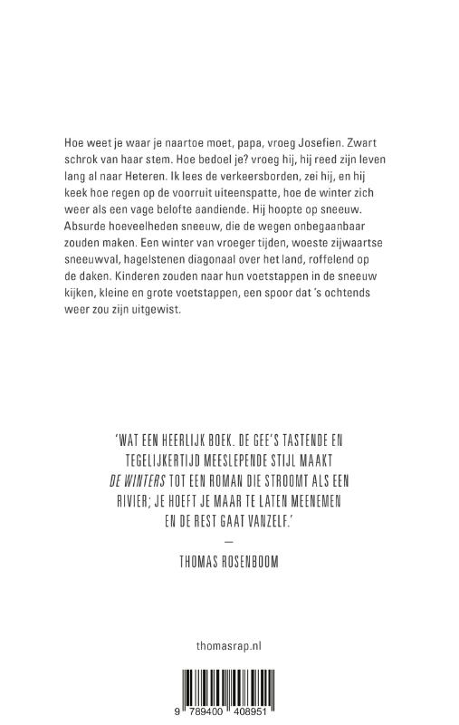 Achterkant van De winters
