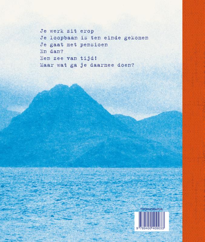 Achterkant van Een zee van tijd