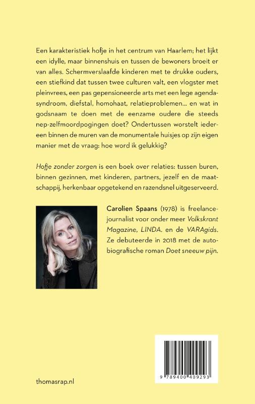 Achterkant van Hofje zonder zorgen