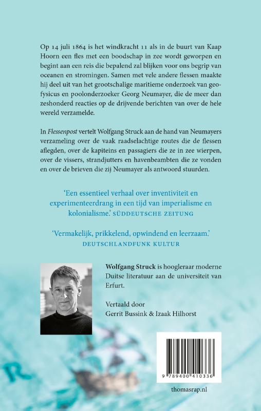 Achterkant van Flessenpost
