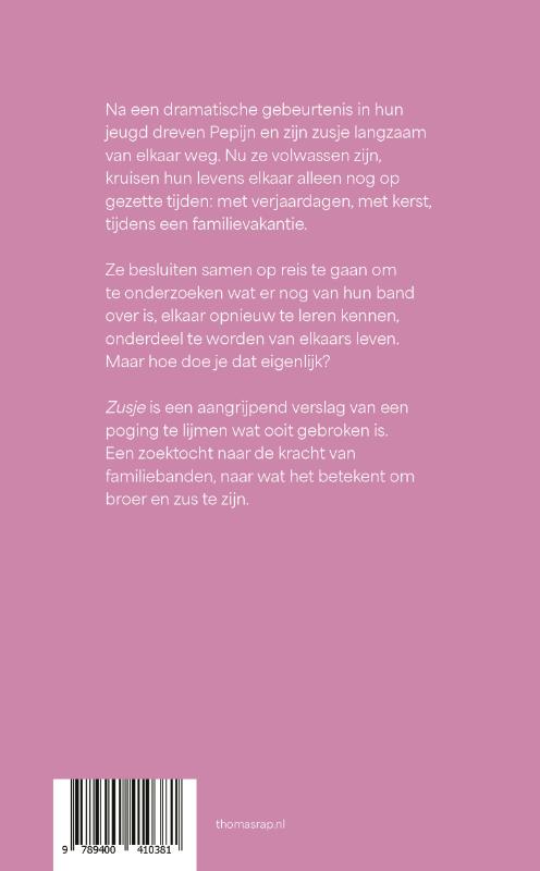 Achterkant van Zusje