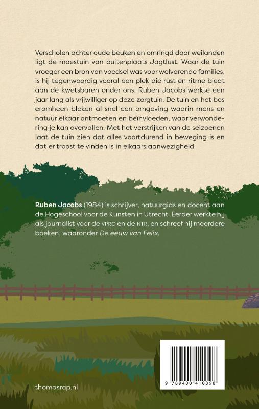 Achterkant van Waar de bijen slapen