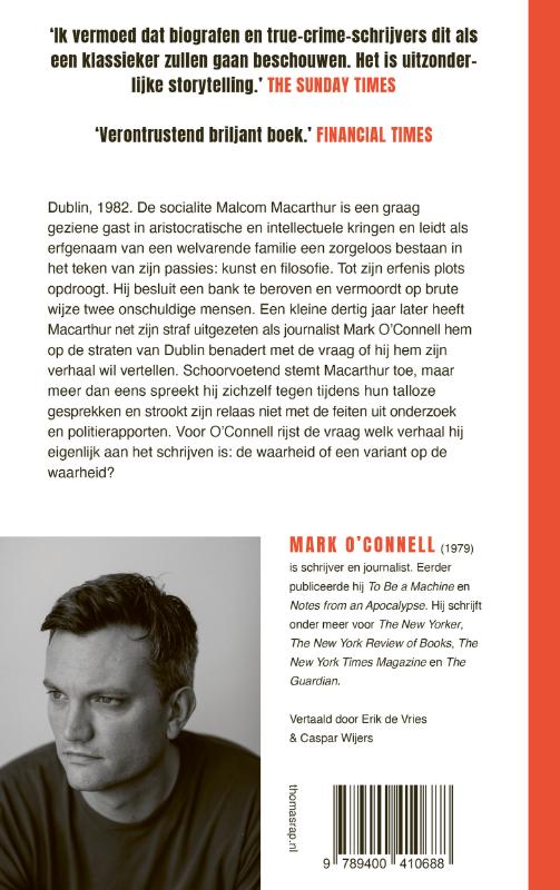 Achterkant van Een spoor van geweld