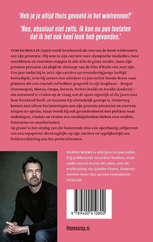 Achterkant van Op gevoel