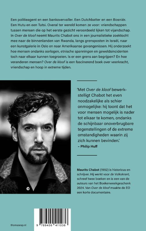 Achterkant van Over de kloof