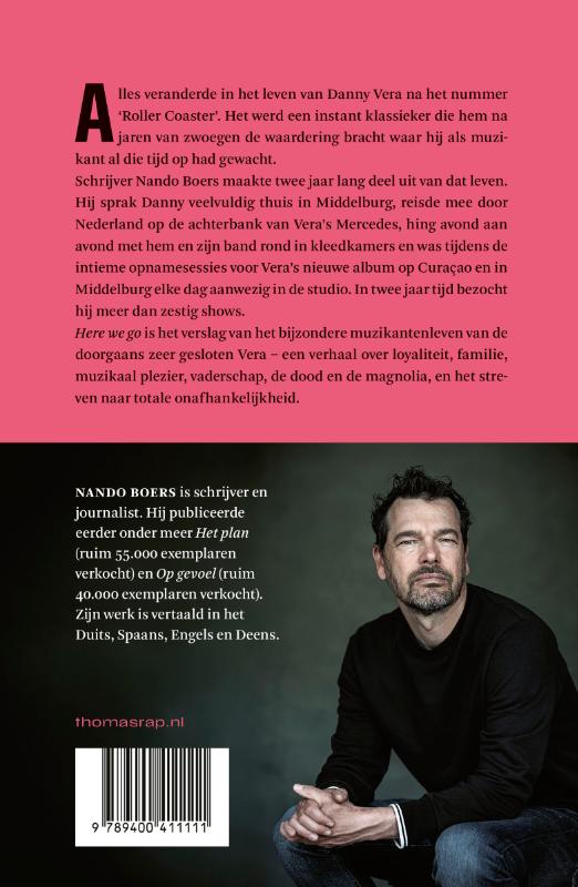 Achterkant van Here we go