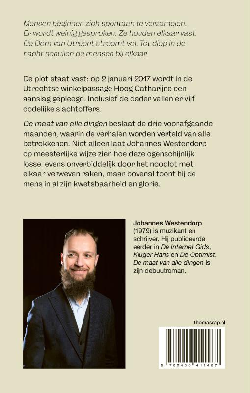 Achterkant van De maat van alle dingen
