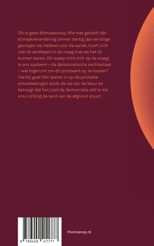 Achterkant van Eigen planeet eerst