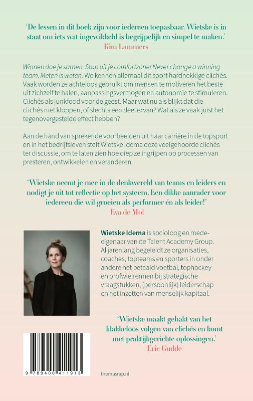 Achterkant van Lieve mensen winnen niet