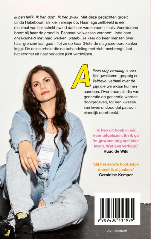 Achterkant van Alleen nog vandaag