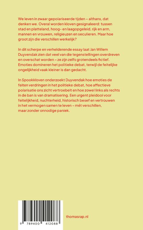 Achterkant van Spookkloven
