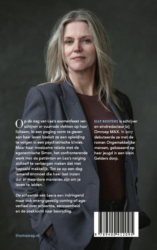 Achterkant van De schaamte van Lea
