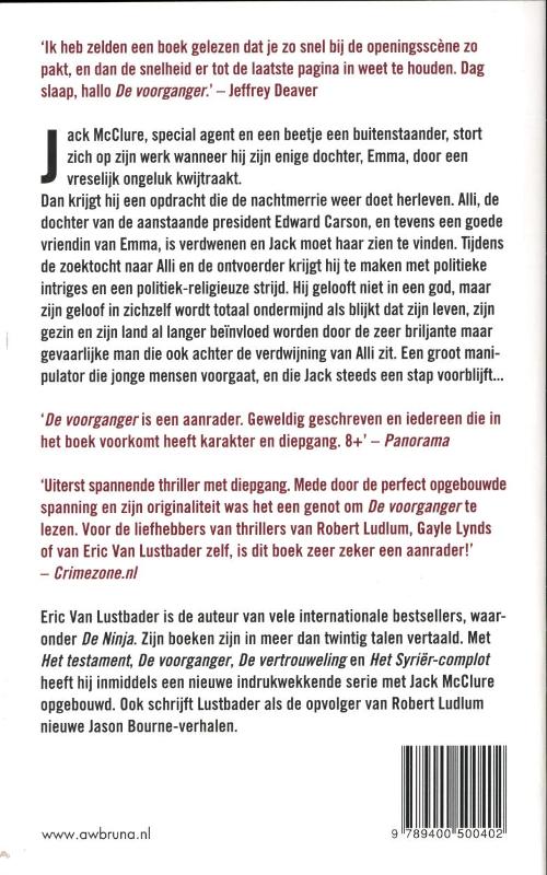 Achterkant van De voorganger