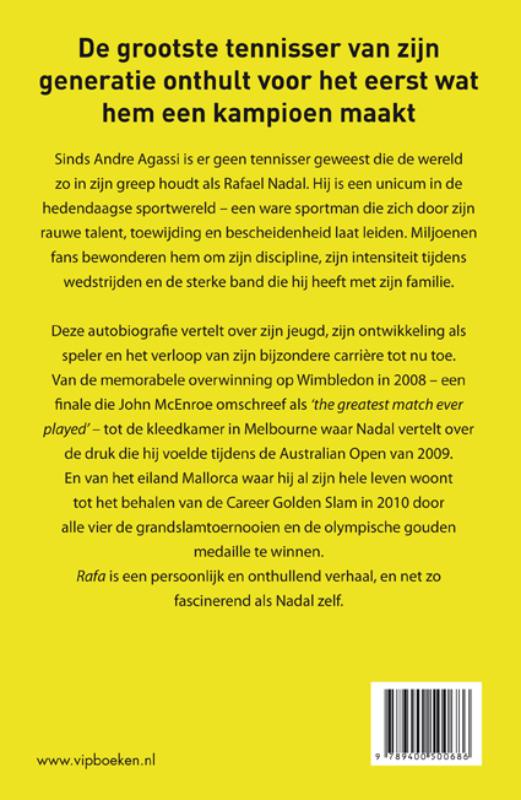 Achterkant van Rafa
