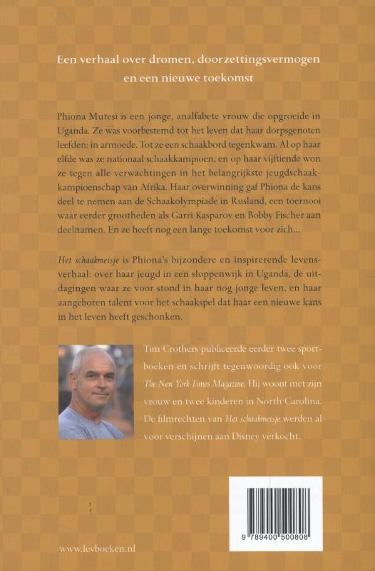 Achterkant van Het schaakmeisje
