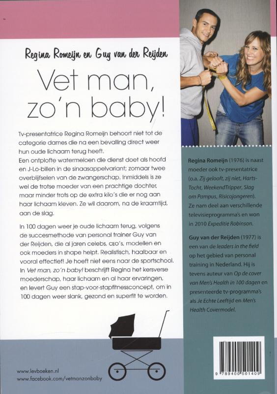 Achterkant van Vet man, zo'n baby!